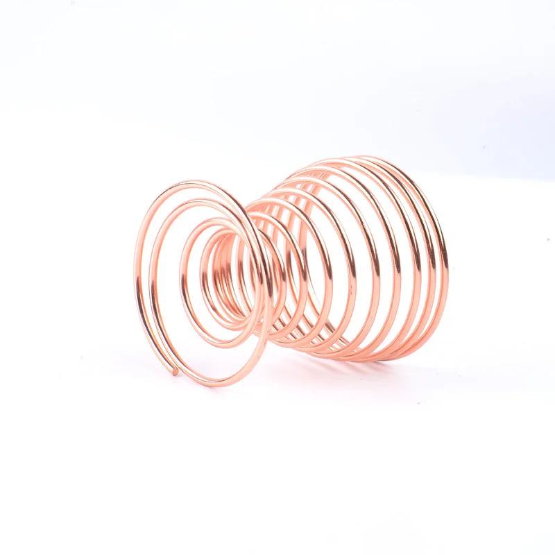 4 Stück Edelstahl Eierbecher Feder Eierbecher Mini Federdraht Eierablage Eierhalter Aufbewahrungsständer für gekochte Eier für Zuhause Küche