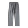 Summer New Four-sided Elastic Ice Silk Thin Casual Pants Men's Solid Color Simple Loose Straight Sports Casual Nine-point Pants