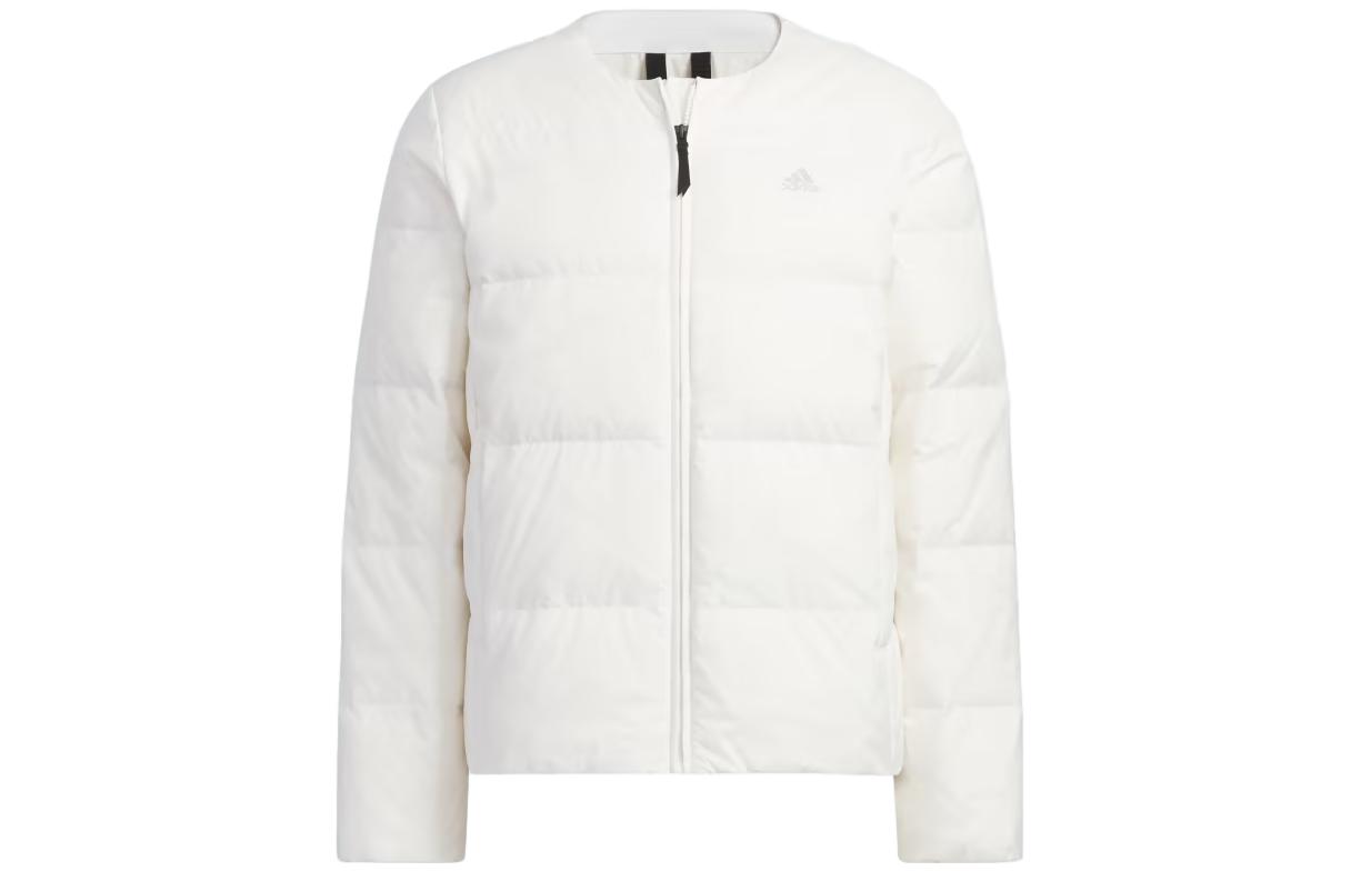 Adidas Down Jackets Men s White Stand Collar Moderate Other IT8749 XXS