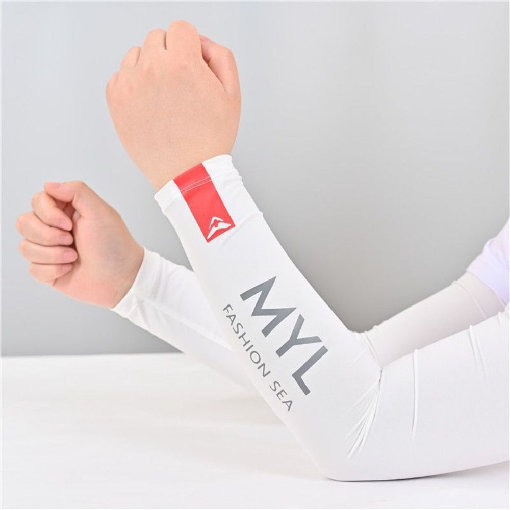 Sunscreen Ice Silk Arm Sleeves Arm Protection Ice Arm Warmers  Sports Equipment