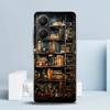 Read Books Illustration Reading Soft Cover for Xiaomi Poco F7 Ultra X7 X6 X5 Pro M7 Phone Case Redmi 15 15C 13 13C 12 12C 10 10C