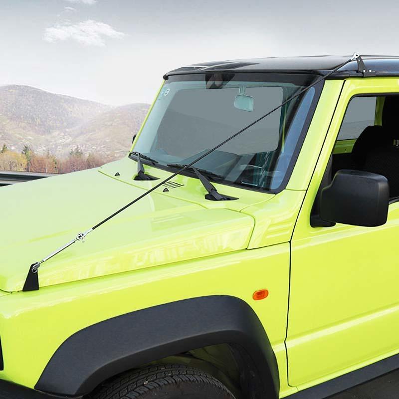 Engine Hood Branch Line Obstacle Protector Deflect Eliminate Rope Hanging Branches Brush Kit For Suzuki Jimny 2019 Up Car Exterior Accessories