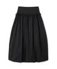 MILLO WOMEN Balloon Shirred Maxi Skirt [Black]