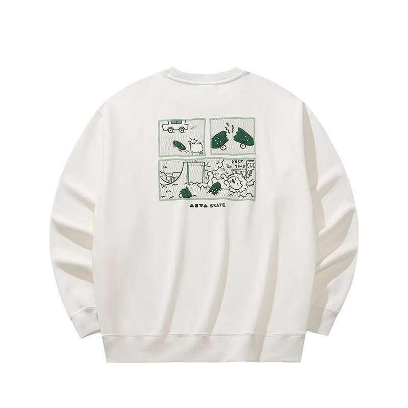 Anta Casual Fashion Comfortable Simple Versatile Daily Soft Sweatshirt Unisex Tops 172548702S-1