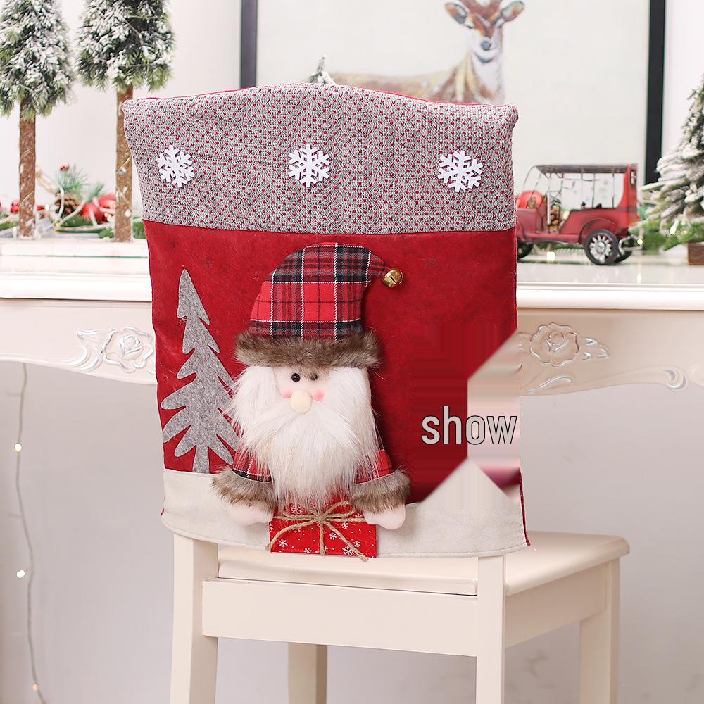 Santa & Snowman Holiday Chair Covers for Weddings, Banquets, Hotels, and Dining