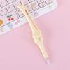 Creative Novelty Realistic Bone Bead Pen – Black Signature Student Stationery