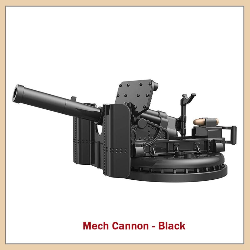 

WW2 Military War Antiaircraft Gun Rocket Artillery Building Blocks Army Cannon Soldier Figure MOC Assembly DIY Bricks Toys Gifts