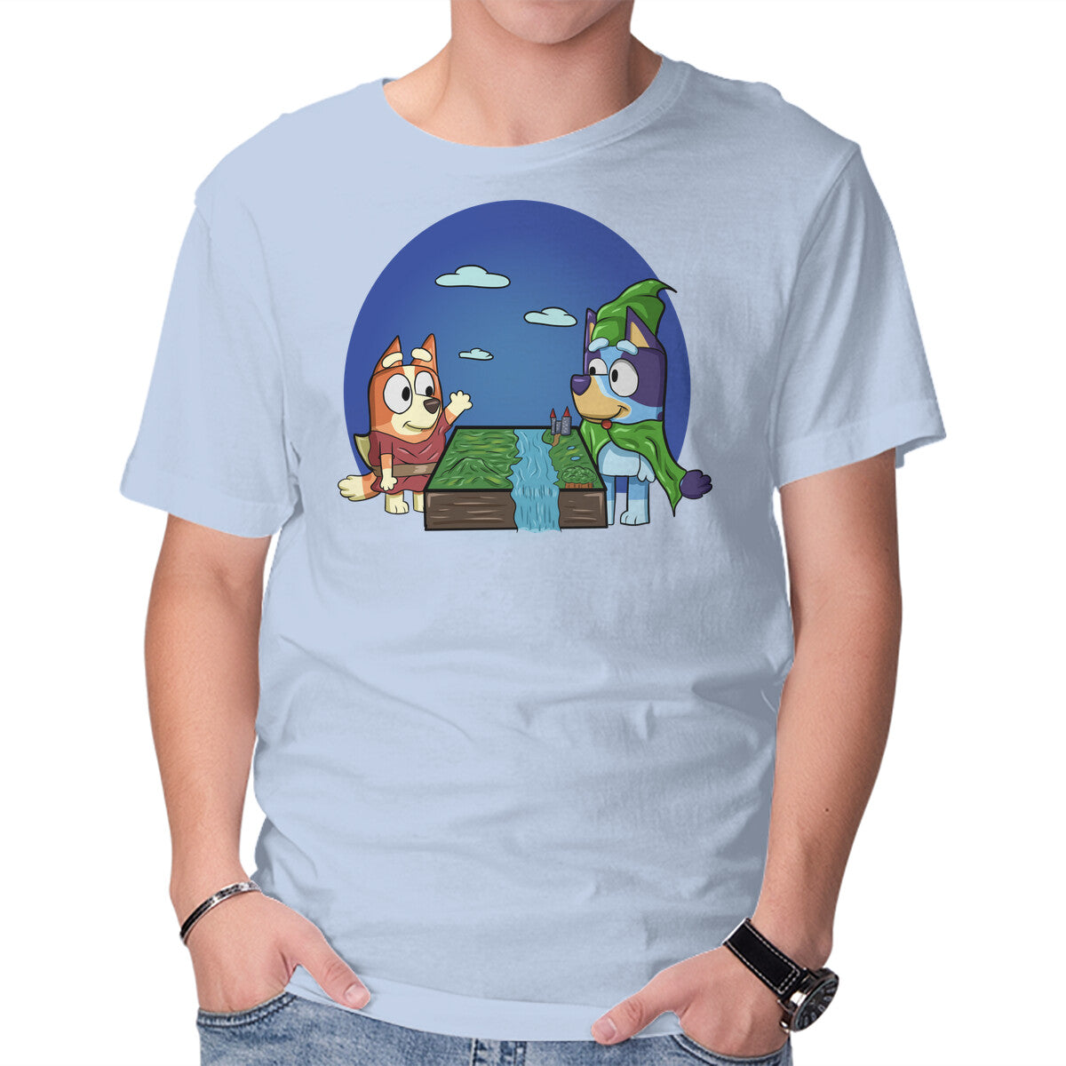 Unisex Crew Neck T-Shirt An Adventure With My Sister Graphic Short Sleeve Casual Tee XL