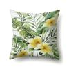 Fashion Tropical Plant Polyester Pillow Case Office Fabric Sofa Cushion Cover Home Polyester Pillow Case