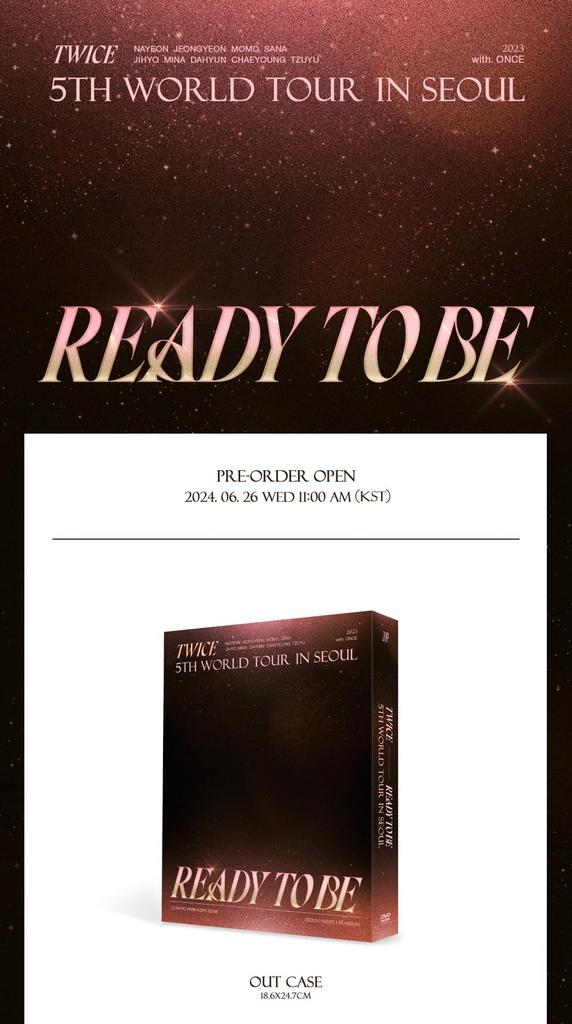 TWICE 5th World Tour To In Seoul DVD - [Ready Be] [Korean Edition]