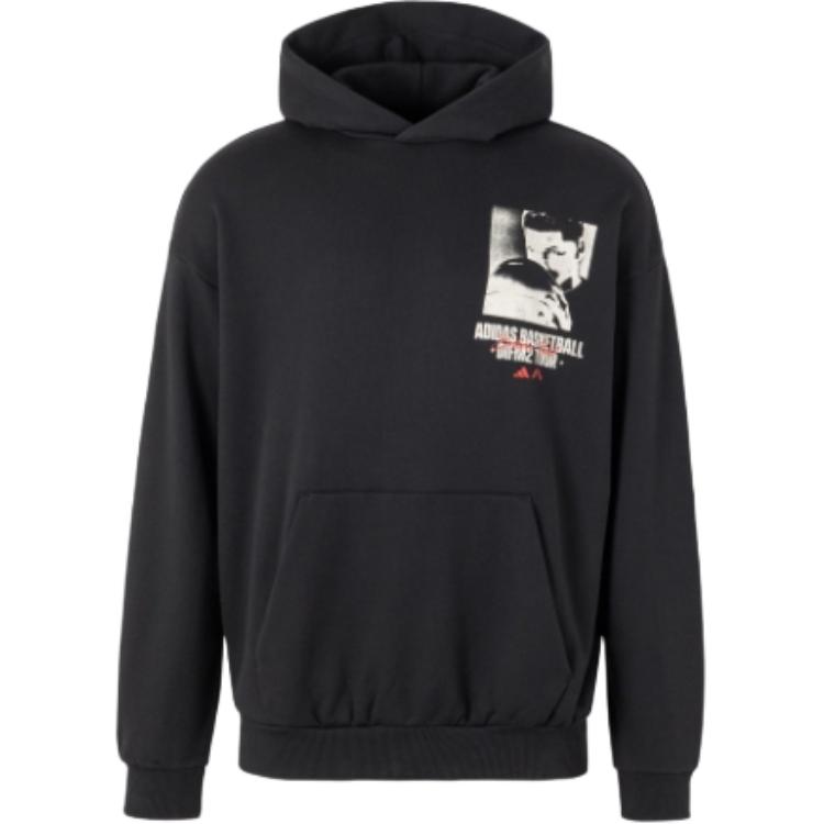 Adidas Anthony Edwards Series Basketball Fashion Hoodie Men Hoodies Black IY1592