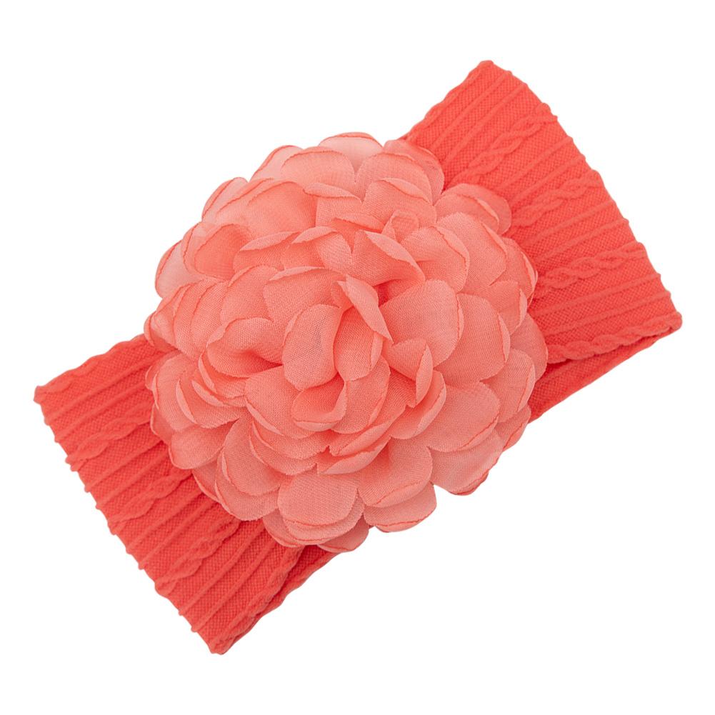 Chiffon Flower Nylon Baby Headbands Children's Hair Bands Infant Soft High Elastic Headdress Solid Boys Girls Hair Accessories