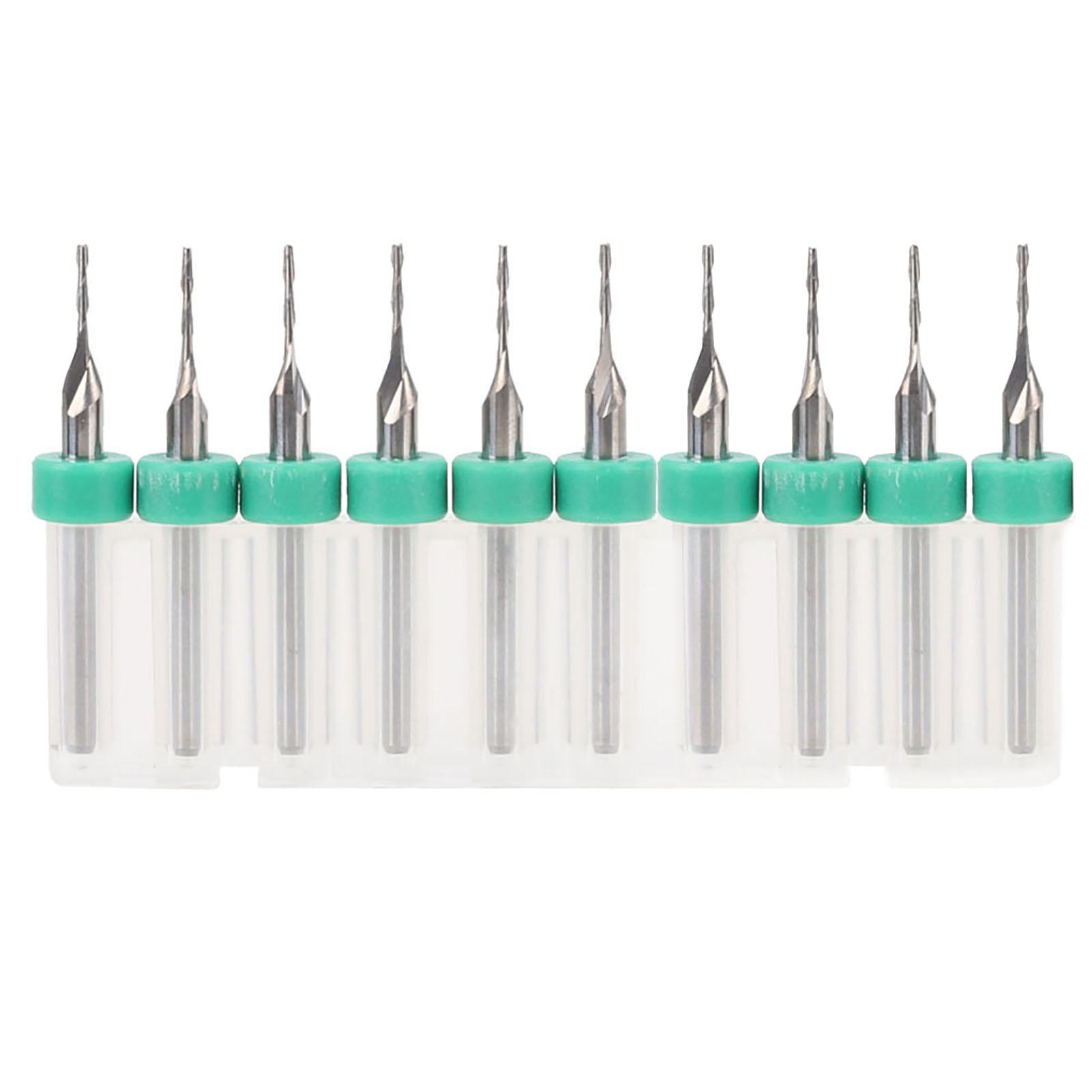 

10pcs 2 Flutes Carbide Milling Cutter Tungsten Steel CNC End Mill1.5mm