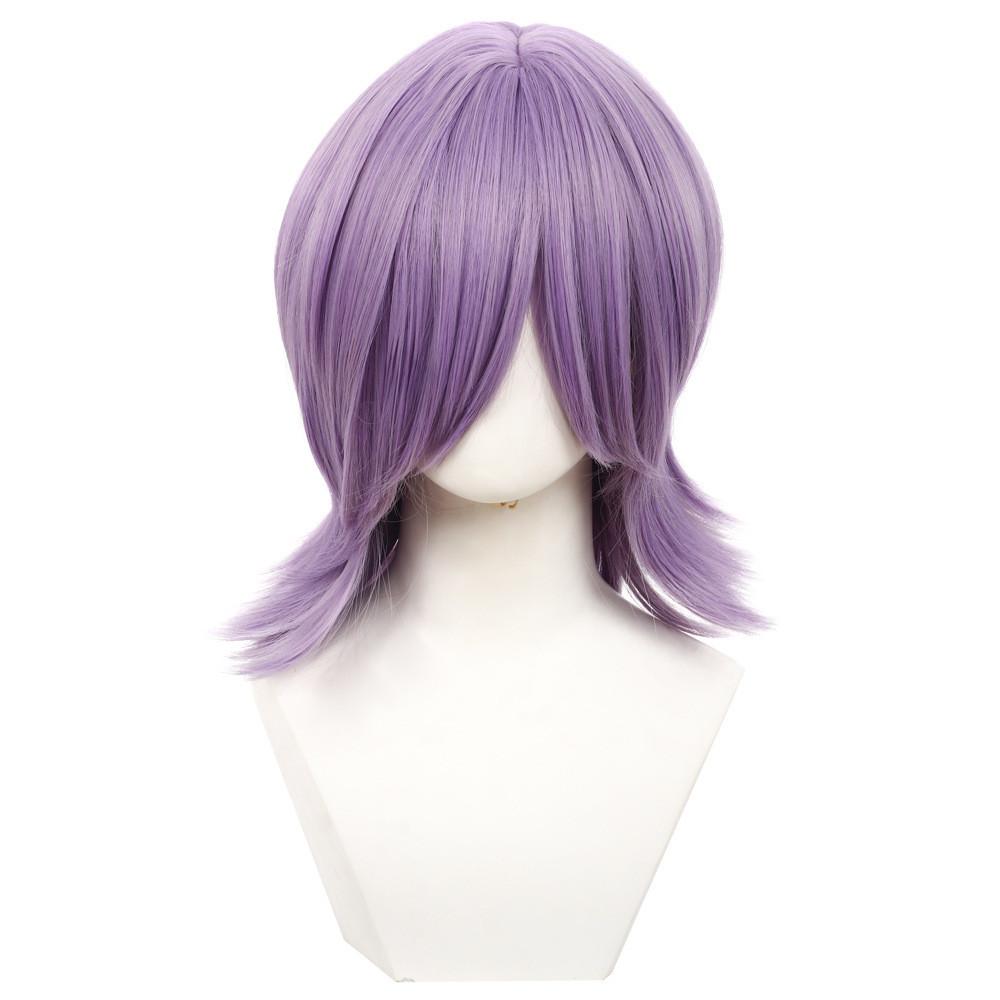Kpop Demon Hunters Cosplay Wig With Short Straight Hair And Asymmetric Bangs For Anime Fans