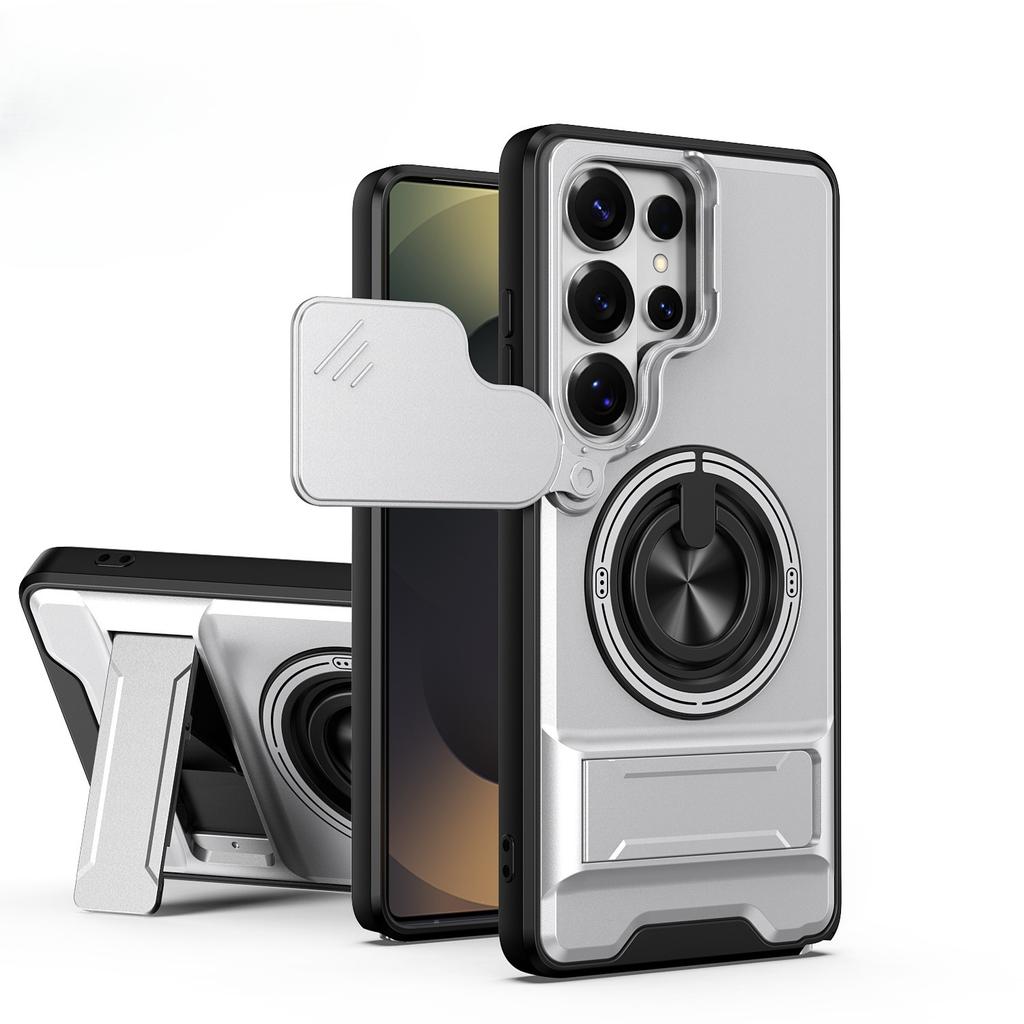 Case for Samsung Galaxy S24 Plus ,Slide Camera Cover and Magnetic Ring