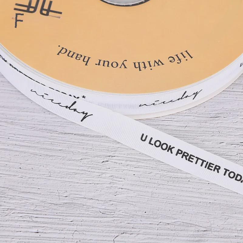 1.5m Small English Thread Ribbon for Gift Box and Cake Bouquet Packaging