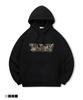 [Ohne Fleece oder mit Fleece gefüttert] Kapuzenpullover mit Camo-Vibe-Print (Typ A)
