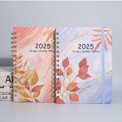 365-Day 2025 English Agenda Book Monthly A5 Schedule  Planner Flowers Diary Notebook  Agenda