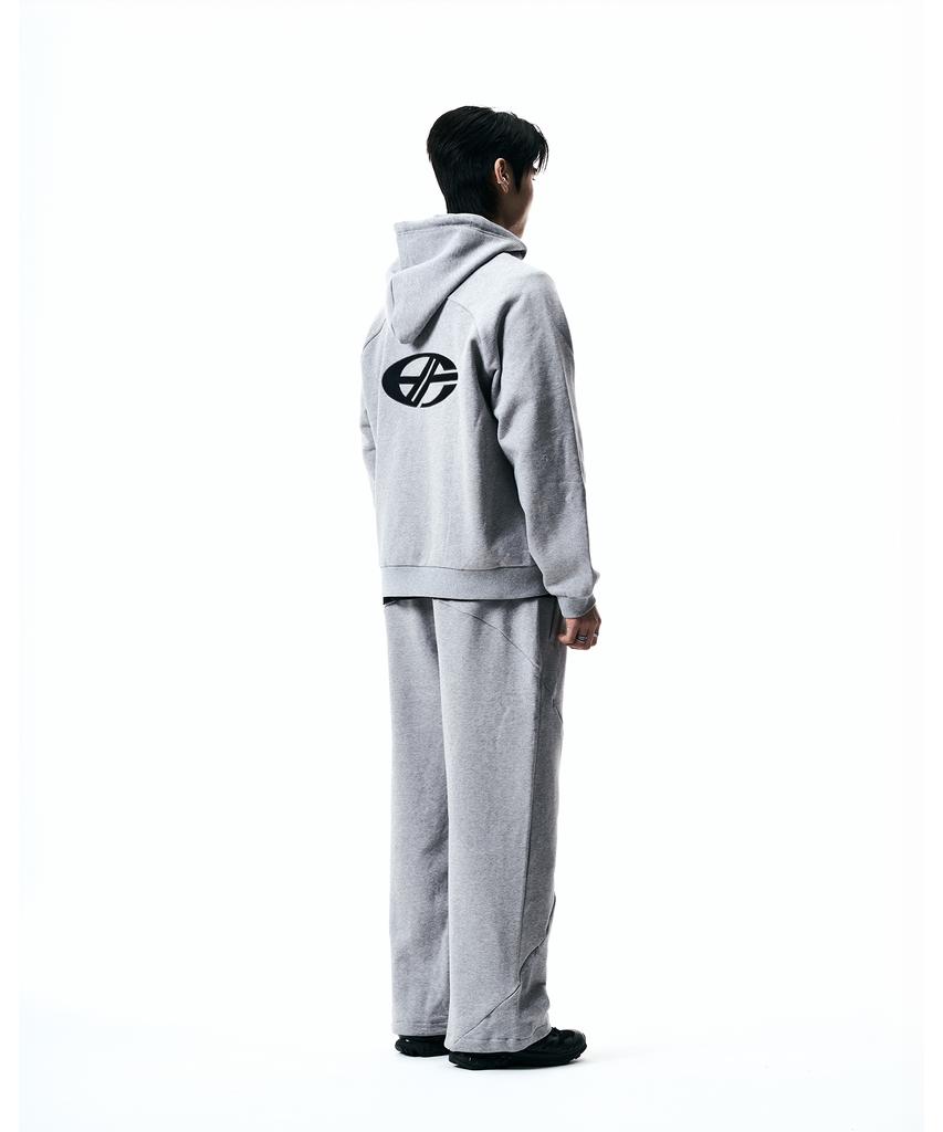 Hyunfit Unity Hoodie Zip-Up-[Gray]