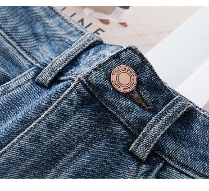 Women's High-Waisted A-Line Denim Midi Skirt with Retro Slit - Spring/Autumn 2026 Collection
