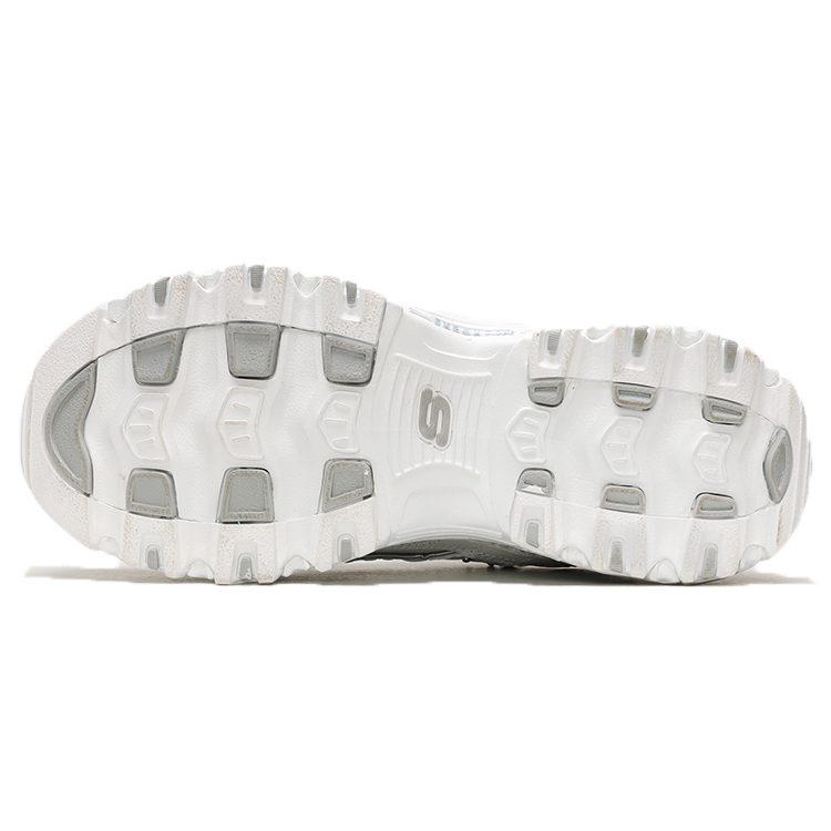 Skechers D'Lites Glamour Feels Low/Dad Shoes Gs Weiß Damen 13087-WSL