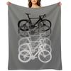 Road Bike Fade Throw Blanket Hairys christmas decoration For Sofa Thin Sofas Blankets