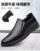 2025 New Men's Daily Casual Leather Shoes Men's Soft-soled Soft Leather Middle-aged Dad Shoes Cover Feet
