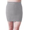 Women's Fashion Solid Color Sexy  Fluorescence Smooth Elastic Waist Hip-wrap Short Skirt