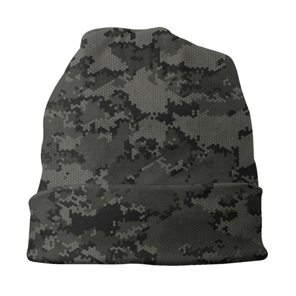 Blackout Alpha Zulu Camouflage Bonnet Mütze Strickmützen Hip Hop Unisex Erwachsene Army Military Camo Warme Winter Skullies Beanies Caps