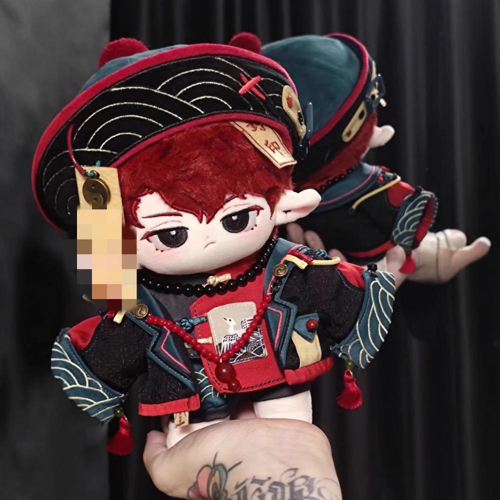 20cm Doll Clothes Halloween Costumes Zombie of The Qing Dynasty Dress Up Doll Accessories Sitting Party Changing Dress Game Toys