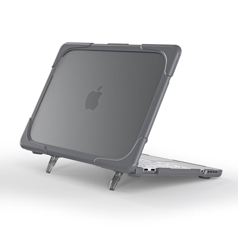 Matte Finish Laptop Case With Cooling Stand MacBook Air Pro Neo 13 A3404 2026 Shockproof TPU Plastic Cover