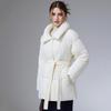 Winter new cotton-padded clothes, stand-up collar belt, thin women's loose and versatile cotton-padded jackets, fashionable cotton-padded clothes, wom
