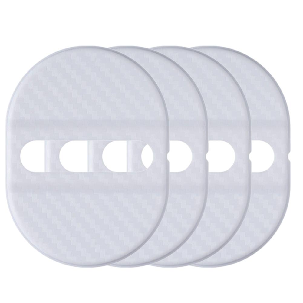 Universal Car Door Lock Protective Cover 4PCS Self-adhesive Door Decorative Car Anti Lock Car S H1W7