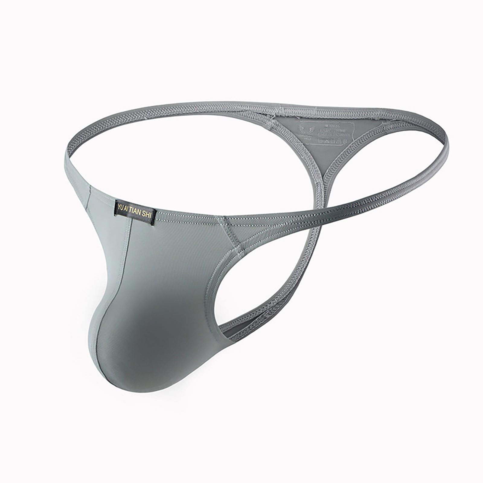 Men s Underwear Sexy Thong Color Low Waist Panties Lingerie S