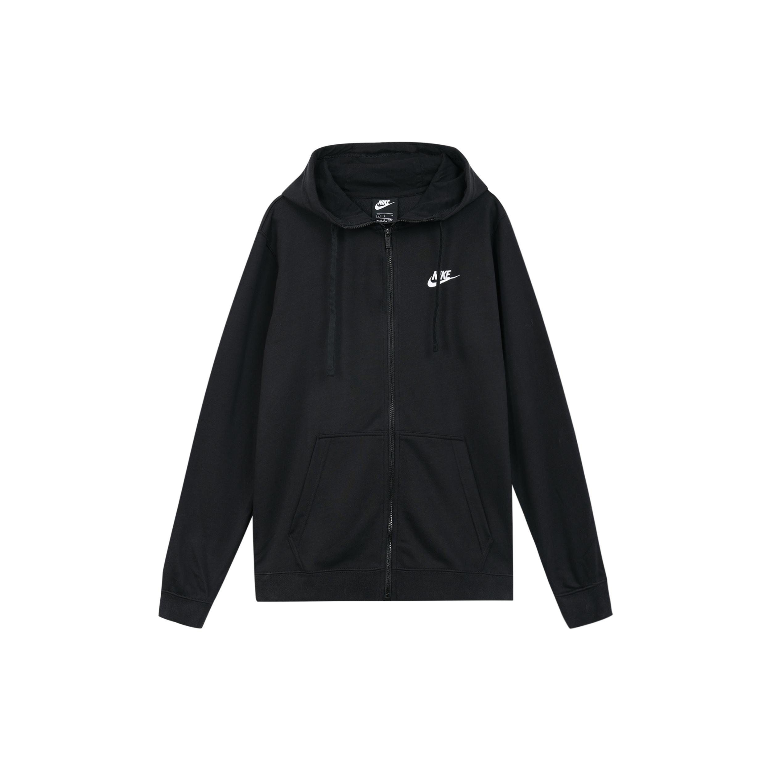 Nike Sportswear Hooded Fleece Jacket Men Black Men s 804392-010 M