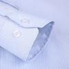 Plus Size Men's Wrinkle-Resistant 100%  Cotton Striped Men's Shirt Formal Workwear Breathable S-8XL