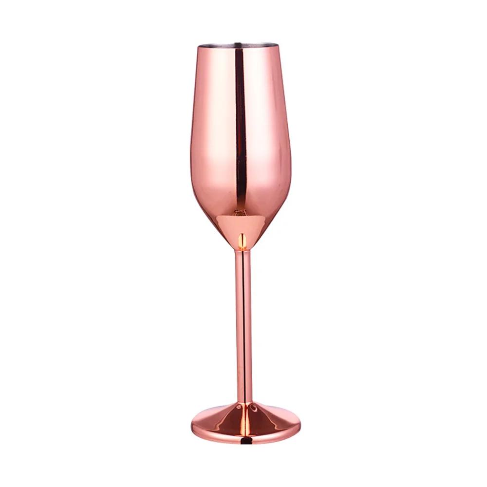 

Champagne Cup Stainless Steel Wine Glass Cocktail Glass Metal Wine Glass Bar Restaurant Goblet Wine Tumblers Drinkware белый