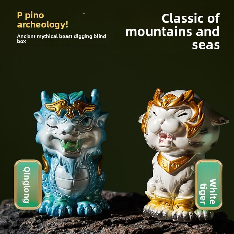 Of Classic Mountains And Rivers Mythical Creature Model Kids Gift Collectible
