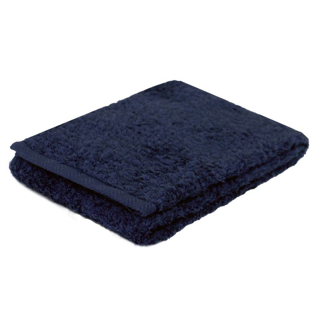 Nishikawa Imabari Face Extra Soft Made in TT28150643NV Towel, Fluffy, Yarn, Quick-Drying, Lightweight, Smooth, 100% Cotton, Japan, Navy,