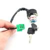 Universal Motorcycle Part 6 Wire Electric Ignition Switch Lock Key For Most Dirt Bike ATV UTV