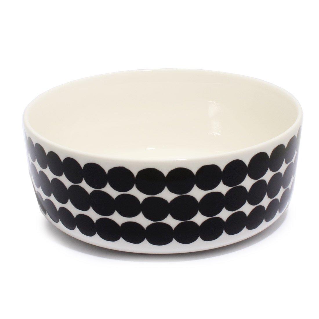 Миска Marimekko Siirtolapuutarha, 20 см, 1500 мл, Узор в горошек, Черно-белый, 063301 190 [Параллельный импорт]