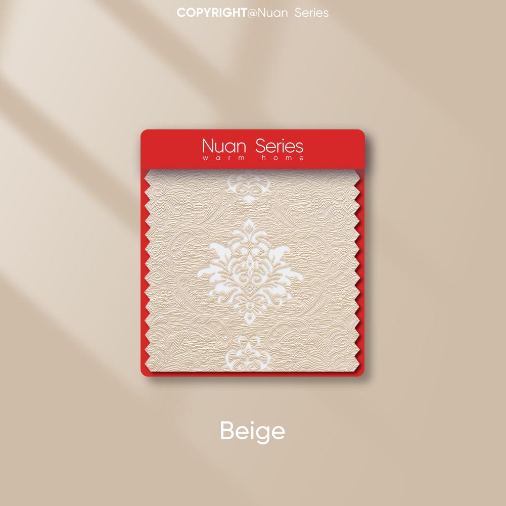 

1 шт. серия Nuan 10% затемнение модный классический тюль универсальный жаккардовый прозрачный занавес для кухни гостиной спальни балкона окна домашний декор W100cm x L130cm бежевый