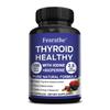 Fearathe Thyroid Wellness Complex Supplements with Iodine, B12, Selenium, L-Tyrosine, Ashwagandha, Schisandra, Bladderwrack, Kelp, 120 Caps
