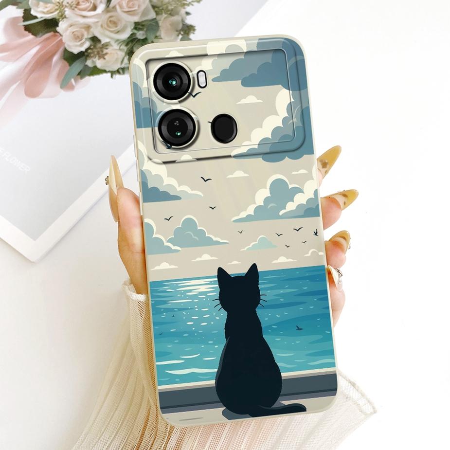 For Itel P40 Plus Case P683L Cute Rabbit Cartoon Cover Soft Silicone Phone Case For Itel P40 P 40 ItelP40 P40+ Back Cover Fundas