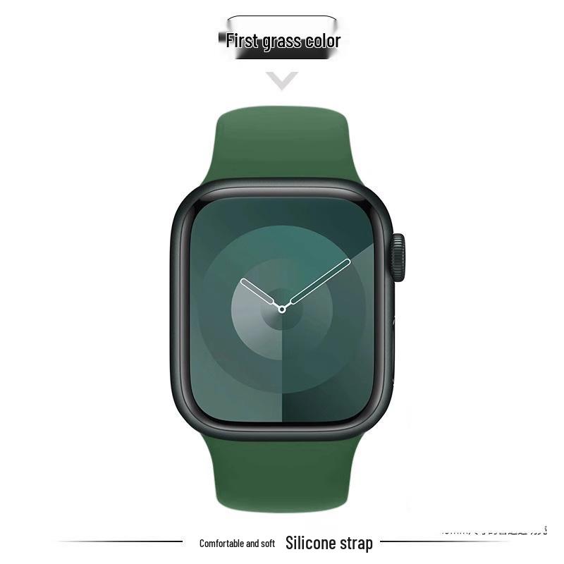 Kompatibles Silikonarmband für Apple Watch Series 8, 9, 10 und 11 - Neues Standardmodell für Mädchen (S)