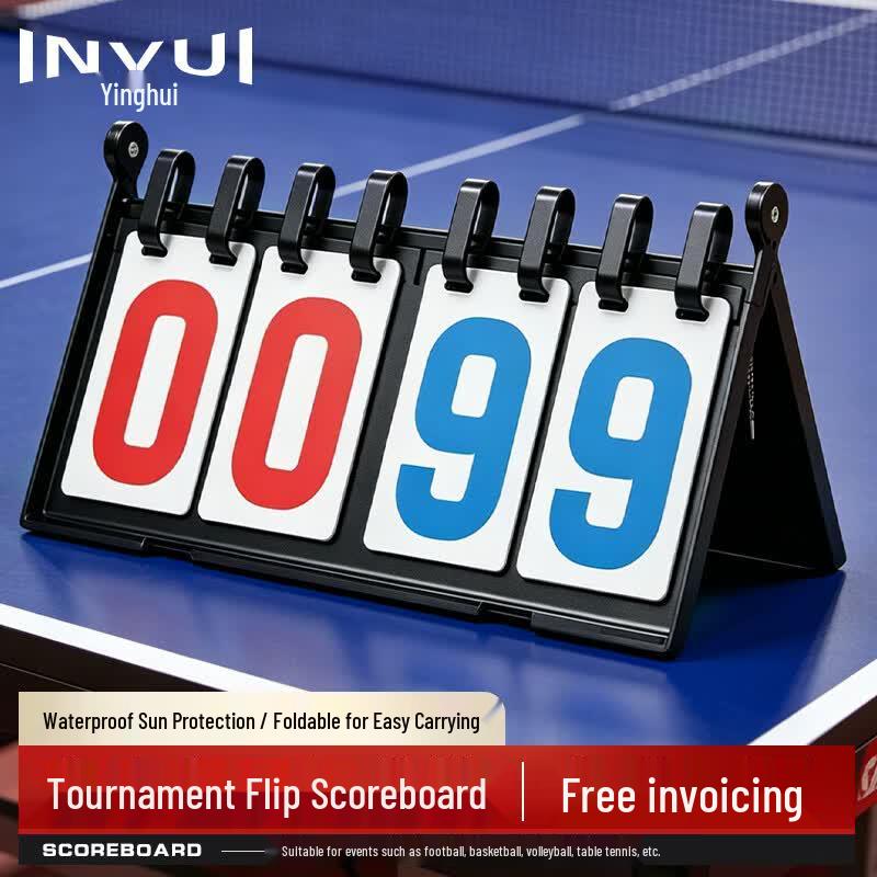 INVUI 4-Digit Multi-Sport Scoreboard