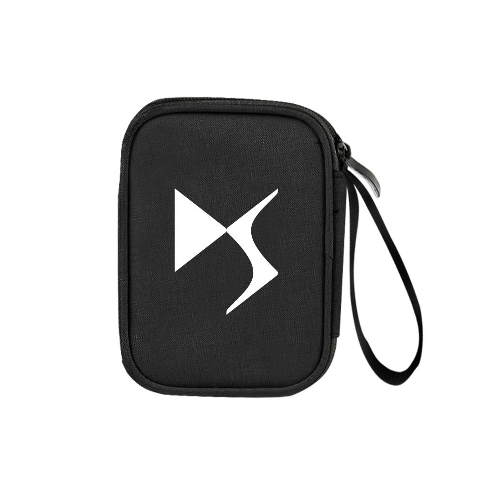 Car Portable Storage Bag Carry Lighter Data Cable Bank Truck Key For Citroen C4 C3 C5 C1 C2 Berlingo Celysee Cactus Picasso Saxo