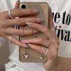 Damers Justerbara Lillfingerrings-kollektion i Vintage-stil - High-End, Stapelbar, Smycken i Kall Stil