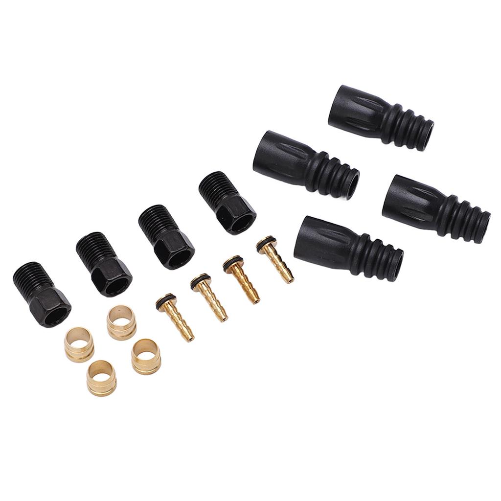 Disc Brake Cable Hose Set Rustproof High Hardness Brake Hose Olive Plastic Copper Portable for 5.4mm Hydraulic Brake Hose