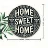 Decorative Metal Wall Art Sign 20x20 cm Home Decor Tin Sign